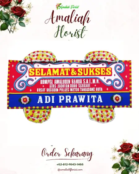 Papan Bunga Ucapan Selamat Sukarindik